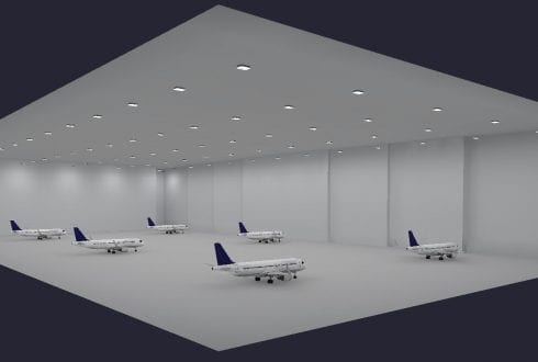 How to illuminate a hangar