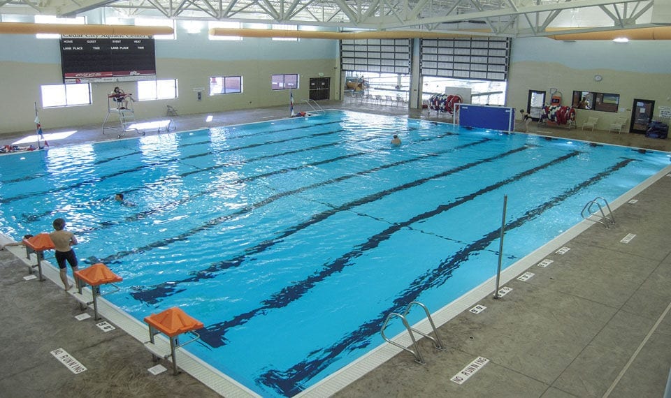 What to consider when lighting indoor swimming pools